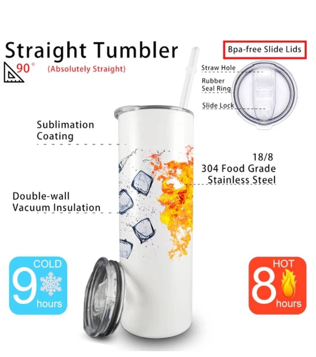 Mechanic Tumbler,Grease Grit Gasoline 20oz Cup with Straw, Automotive Gift