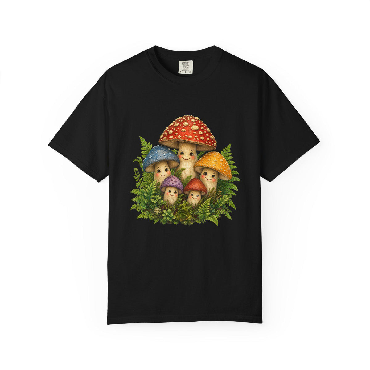 Mushroom T-Shirt Hand Drawn, Cottagecore Fungi Tee, Nature Gift