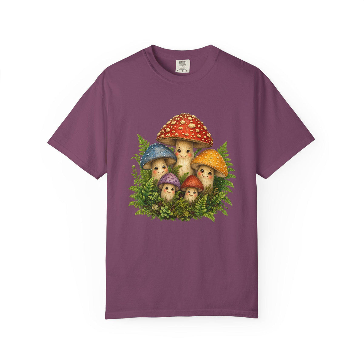 Mushroom T-Shirt Hand Drawn, Cottagecore Fungi Tee, Nature Gift