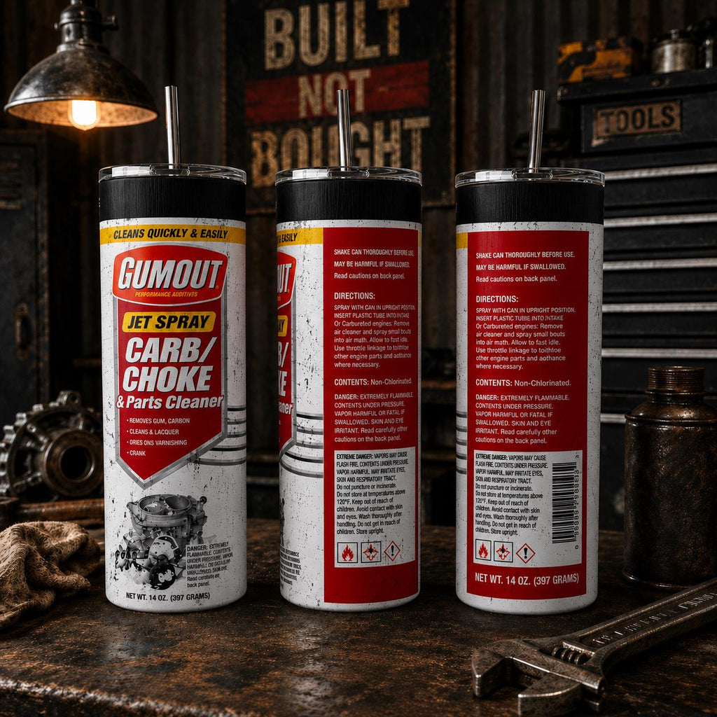 Carburetors Tumbler Funny Mechanic Gift for Him Dad Husband