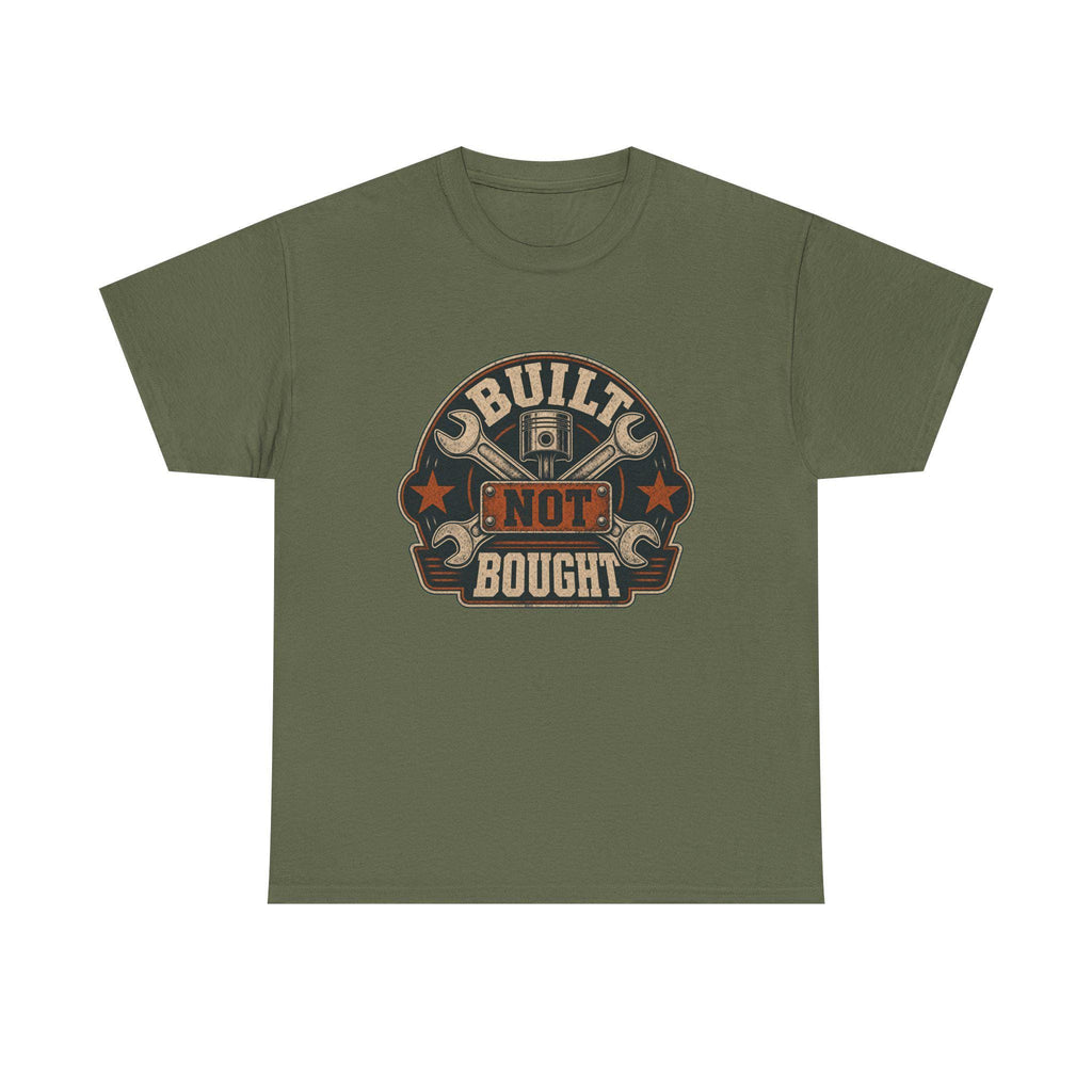 Mechanic T-Shirt, Built Not Bought Shirt, Car Guy Gift, Gearhead Dad Gift