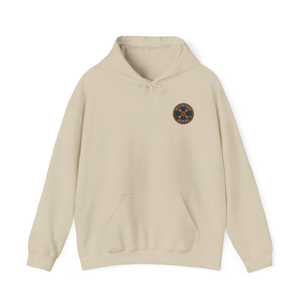Mechanic Hoodie, Grease Grit Garage Pullover Sweatshirt, Gift for Him