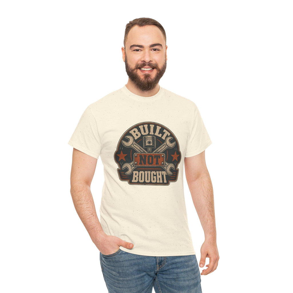 Mechanic T-Shirt, Built Not Bought Shirt, Car Guy Gift, Gearhead Dad Gift