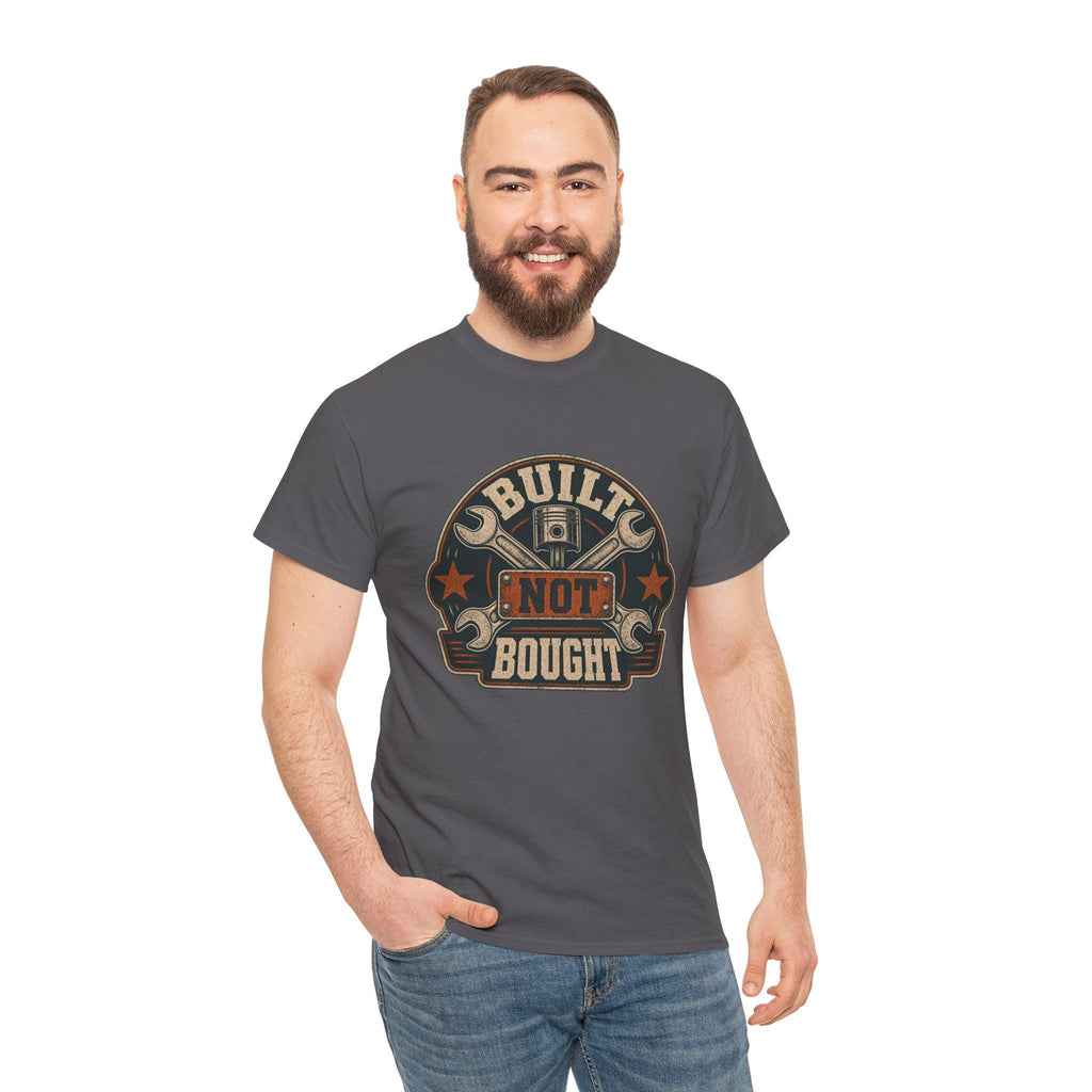Mechanic T-Shirt, Built Not Bought Shirt, Car Guy Gift, Gearhead Dad Gift
