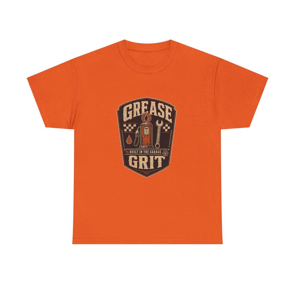 Mechanic T-Shirt, Grease Grit Shirt, Built in the Garage, Gift for Car Guy