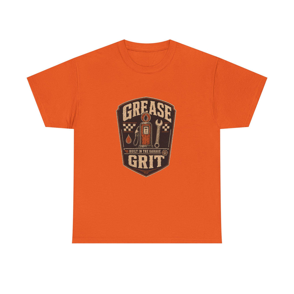 Mechanic T-Shirt, Grease Grit Shirt, Built in the Garage, Gift for Car Guy