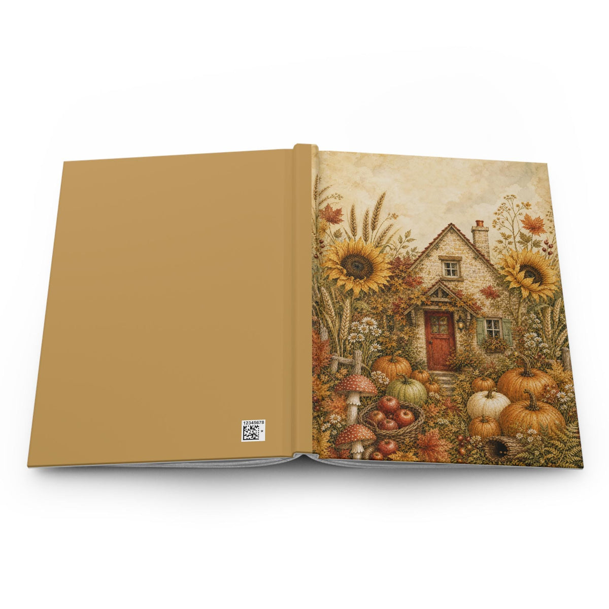 Cottagecore Autumn Cottage Journal, Fall Notebook,Gift for Writer