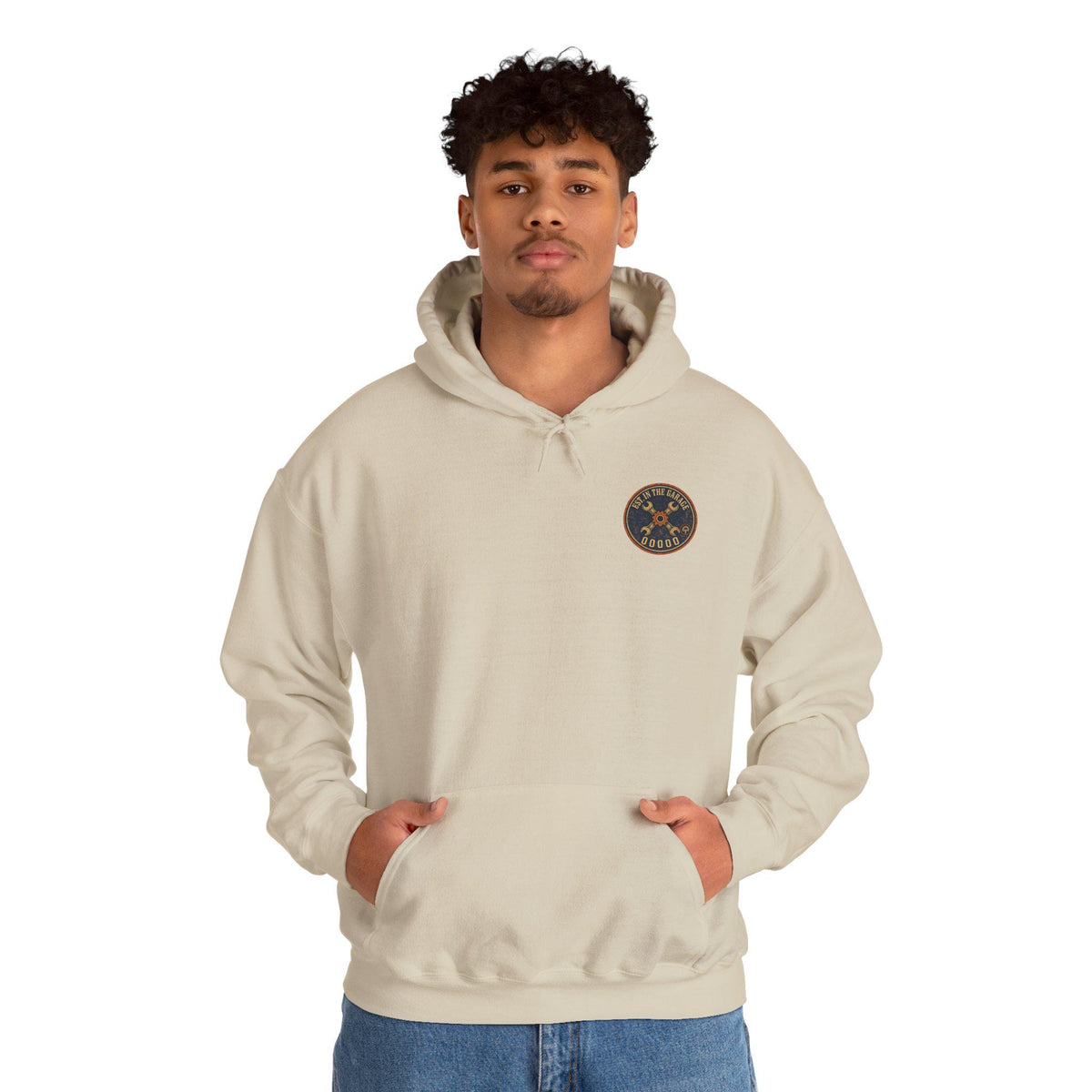 Mechanic Hoodie, Grease Grit Garage Pullover Sweatshirt, Gift for Him