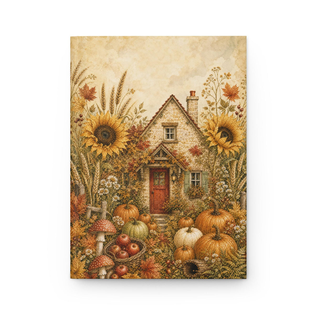 Cottagecore Autumn Cottage Journal, Fall Notebook,Gift for Writer