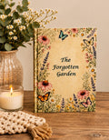 Forgotten Garden Floral Hardcover Journal | Botanical Butterfly Vintage Notebook for Women